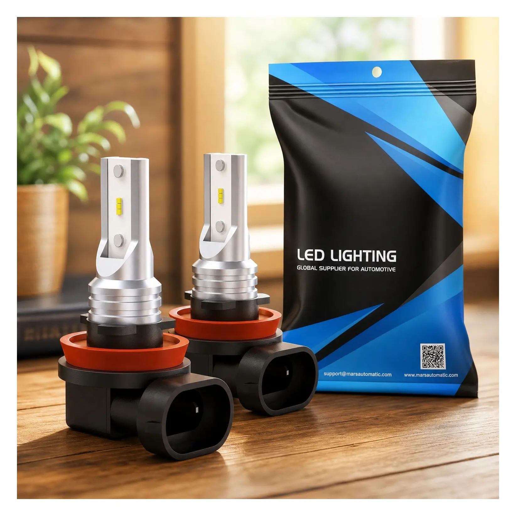 H11 H8 H16 LED Fog Light Bulbs, 6000K Xenon White, Super Bright CSP Chips, 360° Illumination DRL, Halogen Replacement for Cars, Trucks, Side Marker & Parking Light CombosGift