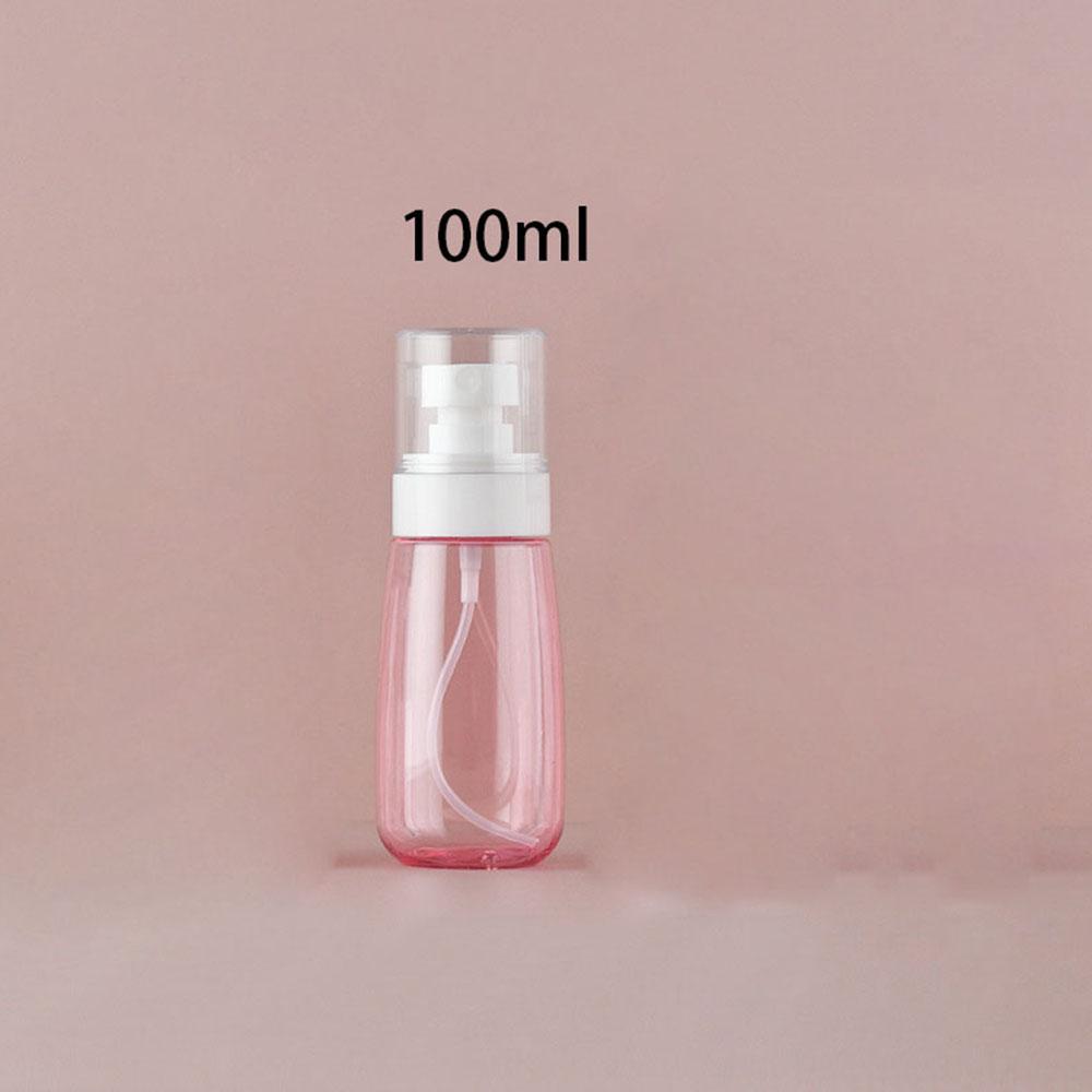 1Pc Portable Fine Mist Spray Bottles - 2.03oz/1.01oz Travel Size, Hypoallergenic Clear Perfume & Lotion Dispenser with Pump, Facial Tools
