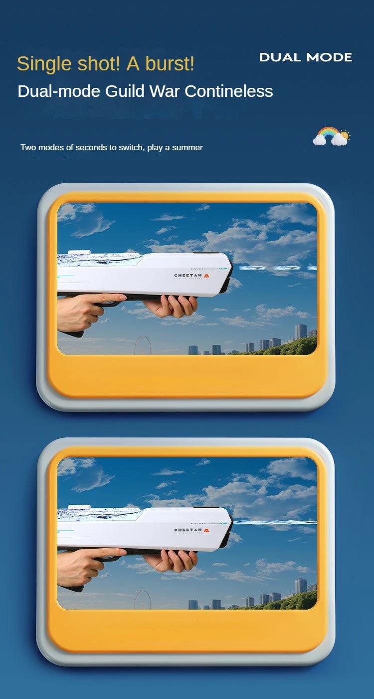 Automatically Water High Pressure Electric Water Gun Toys for Kids Summer Outdoor Pool Fight Games Children Water Toys Gift play Watergun Waterblaster