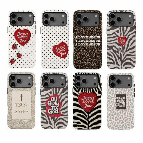 Jesus Saves Leopard Luxe Case- Faith Statement Neutral Glam, Love God Compatible With Iphone 18 17 16 15 14 13 12 11 X Plus/Air/Pro Max/Pro, Tough For Girls Phone Case.