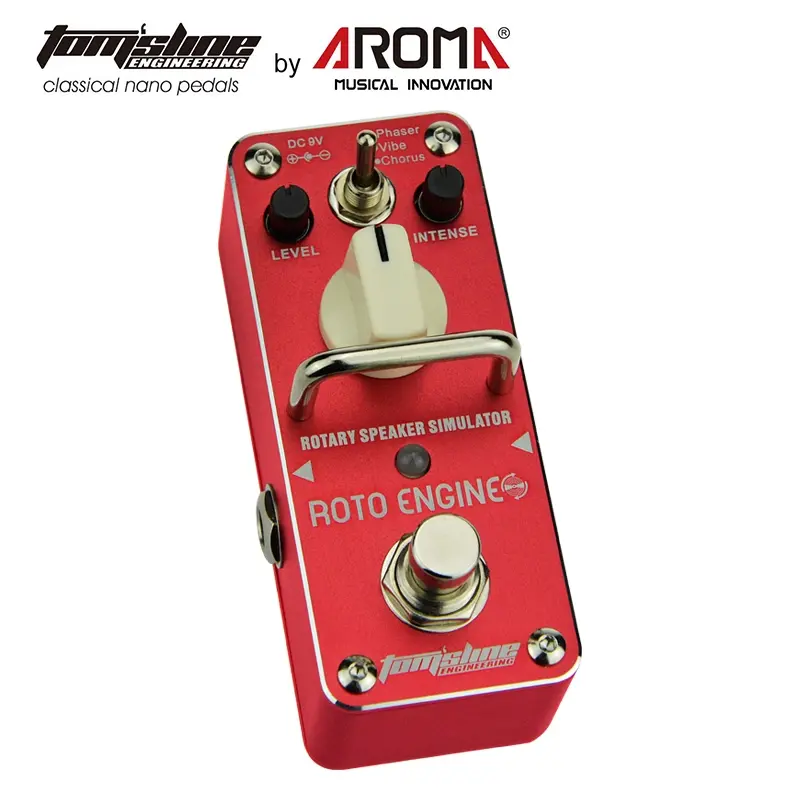 ARE-3 ROTO ENGINE Rotary Speaker Simulator Pedal, 3 Modes: Phaser, Vibe, Chorus, Adjustable Level, Intense & Speed Knobs, True Bypass Compact Stompbox for Electric Guitar Vintage Rotary Tone