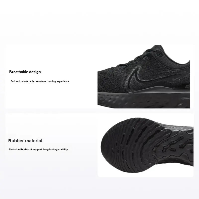 Nike React Infinity Run Flyknit 3 'Triple Black' DH5392-005