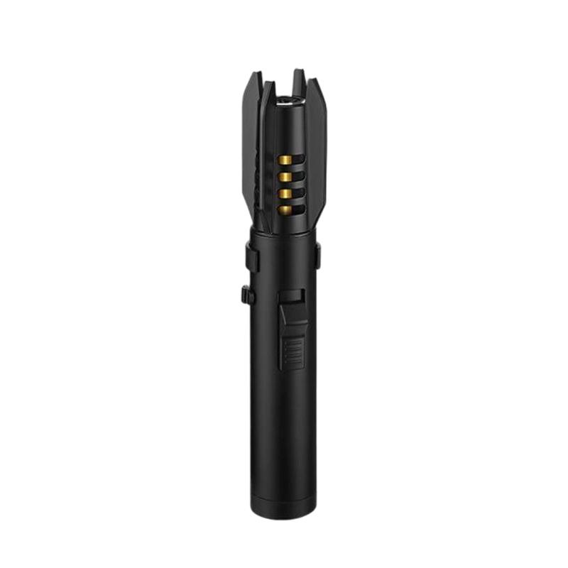 Windproof Refillable butane torch lighter, 360 °   use, with adjustable flame and lock switch, turbo torch spray ignition gun, camping barbecue welding supplies, cigar tools, perfect for cooking, Halloween, Christmas, Father's Day (without butane gas)