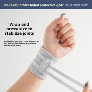 NAILEKESI TFCC Professional Sports Wrist Wrap – Anti-Sprain Support for Wrist Tendonitis & Sprains, Women’s Fitness Wrist Band, Compression Wrap for Joint Stability, Unrestricted Stretch Fit for All Wrist Sizes