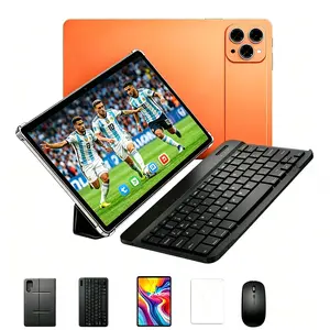 2026 Ultra-Thin Android Tablet Kit, 10.1 Inch Touchscreen, 4GB+32GB Storage, 1tb Expansion, Keyboard, Case, Stylus, Screen Protector