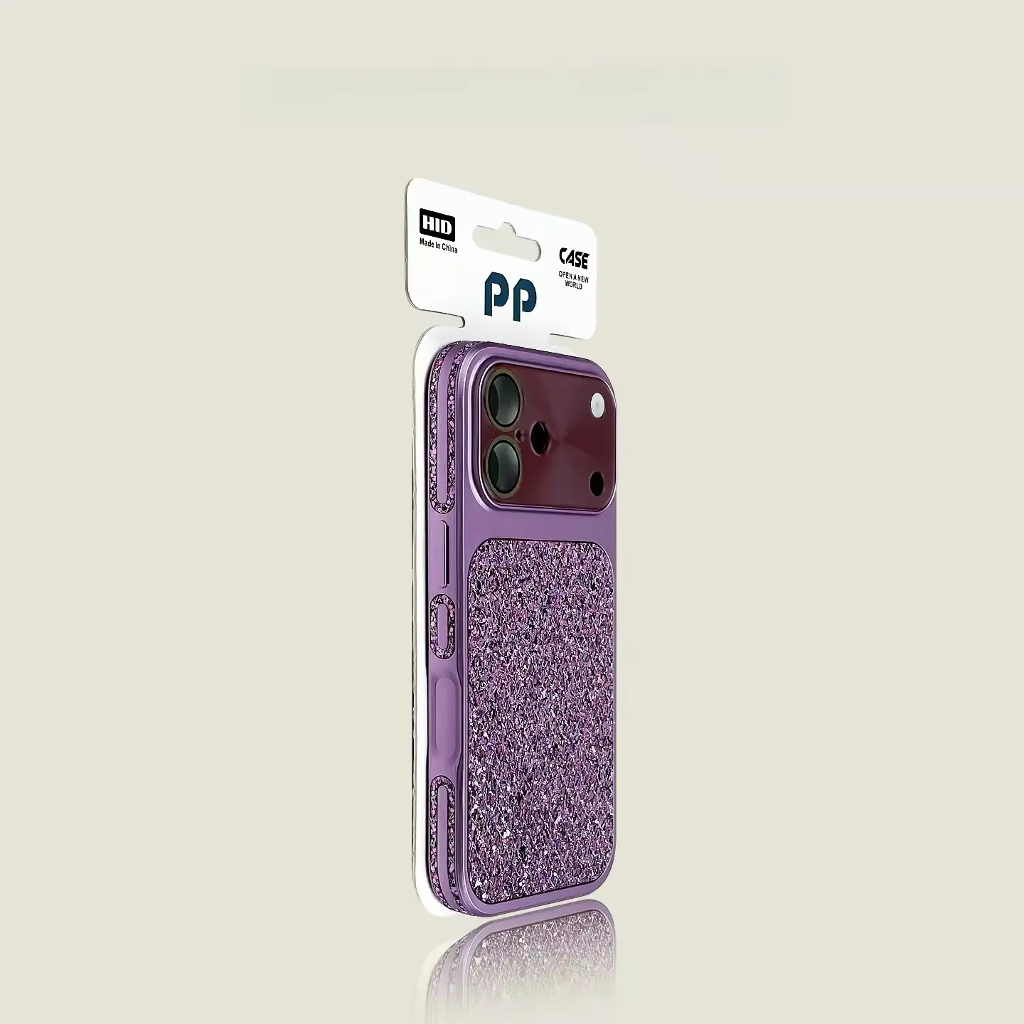 The new IP17PROMAX glitter phone case instantly transforms into a 17inch large-screen phone case, with lens protection and a stylish design