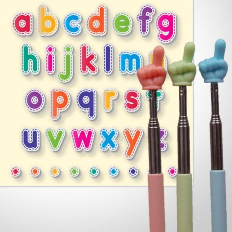 Adjustable Finger Indicator Tool, Multi-Color Teaching Aid, Stainless Steel Teaching Supplies, Ideal for Classroom and Home Use