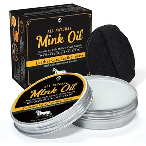Oil for Leather Boots, Leather Conditioner and Cleaner 3.52 oz--  Soften and Restore Shoes