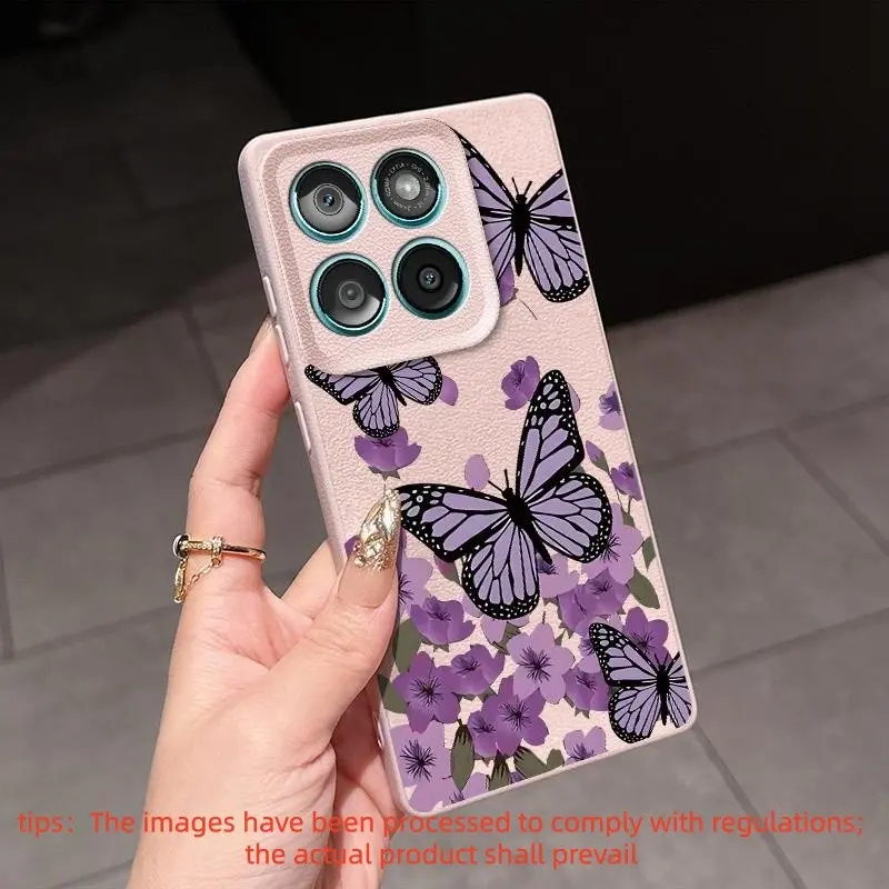Faux Leather TPU Shockproof Scratch-Resistant Anti-Drop Soft Case for Motorola Edge 60 Fusion, Edge 60 Stylus, Edge 50, Edge 50 Pro, Edge 50 Neo, Edge 50 Fusion, Moto G05, G15, G34, G35, G54, G75, Moto G Play 2025 - Phone Cover, Casing