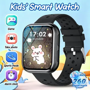 New Kids Smart Game Watch, Features Camera, Album, Games, Calculator, Calendar, Perfect Holiday Gift, Bluetooth-compatible Connectivity, Digital Display