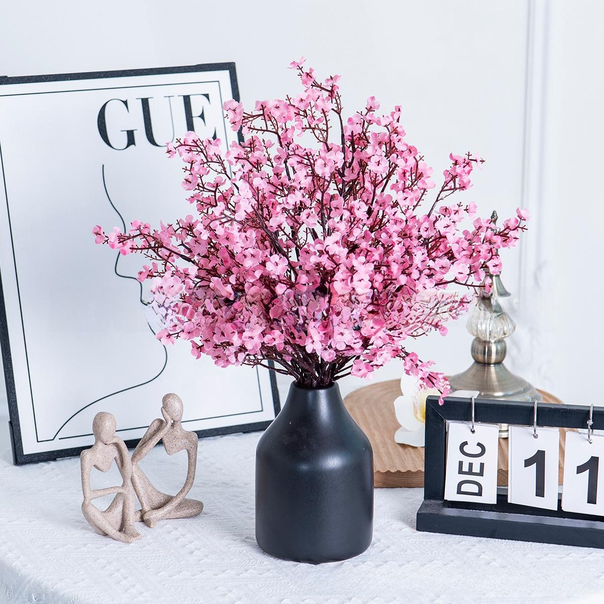 Independence Day red, white, and blue artificial flowers, autumn home vase, outdoor wedding arch decoration with floral arrangements