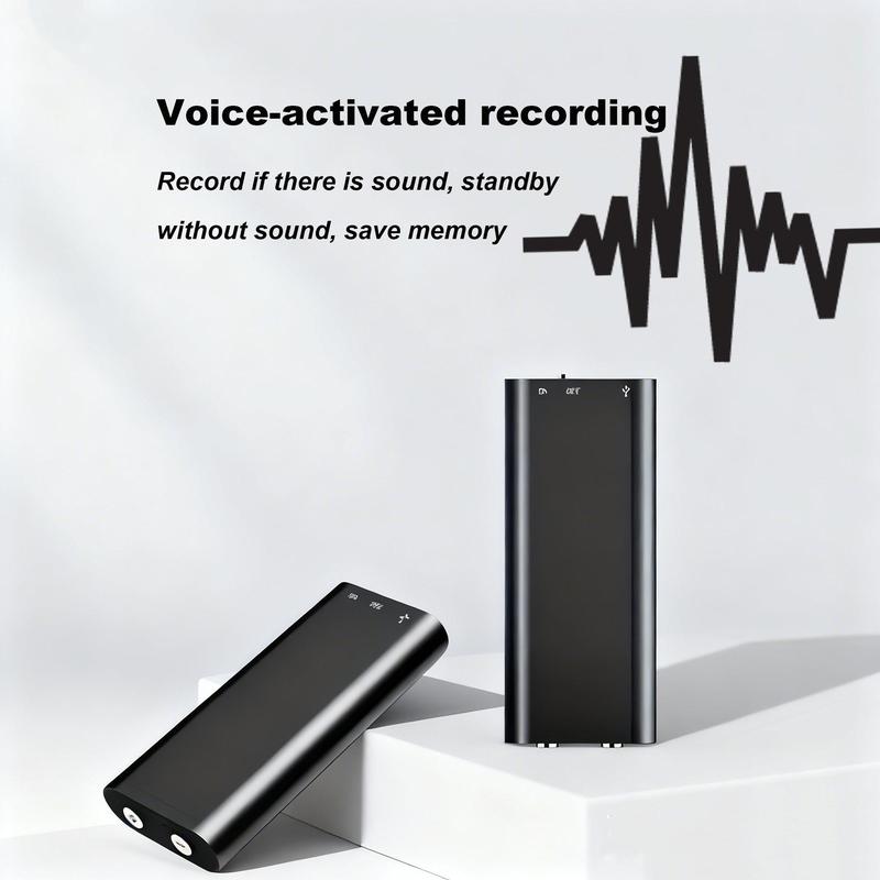 1pc Professional Voice Activated Digital Recorder, 8GB High Definition Noise Canceling MP3 Player, Ultra Thin Portable Recording Pen for Business Meetings, No Battery Included