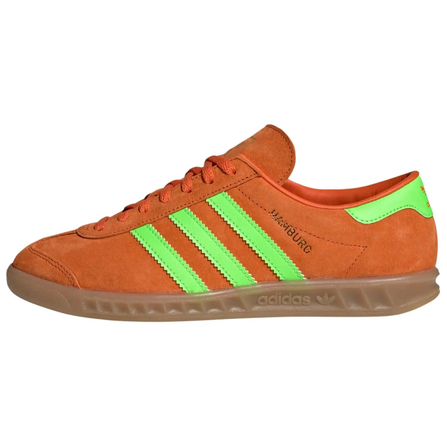 Adidas Wmns Hamburg 'Orange Solar Green Gum' IH5460