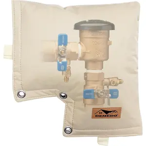 Backflow Preventer Cover Backflow Pressure Vacuum Breaker Covers for Winter Insulated Cover Pouch for Irrigation Sprinkler Backflow Valve Outdoor Faucet Covers for Snow or Sun Exposure Beige