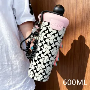 600 ml Stainless Steel Insulated Tumbler, Leak-Proof Travel Coffee Cup, Fashionable Portable Water Bottle for Home, Commute and Travel, Perfect Gift
