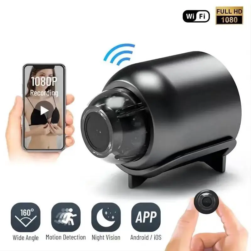 Wireless home security camera supports WiFi connection, equipped with a magnetic stand and USB powered, suitable for indoor and outdoor surveillance,techvibes