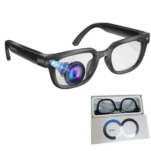 Bluetooth AI Smart Glasses with HD Video, 4GB Memory Build-in, 8MP Camera, 110 Degree Wide Angle Lens,  3D Stereo Sound, 290Mah Battery , AI Video Translation, Bluetooth Call, Music Control