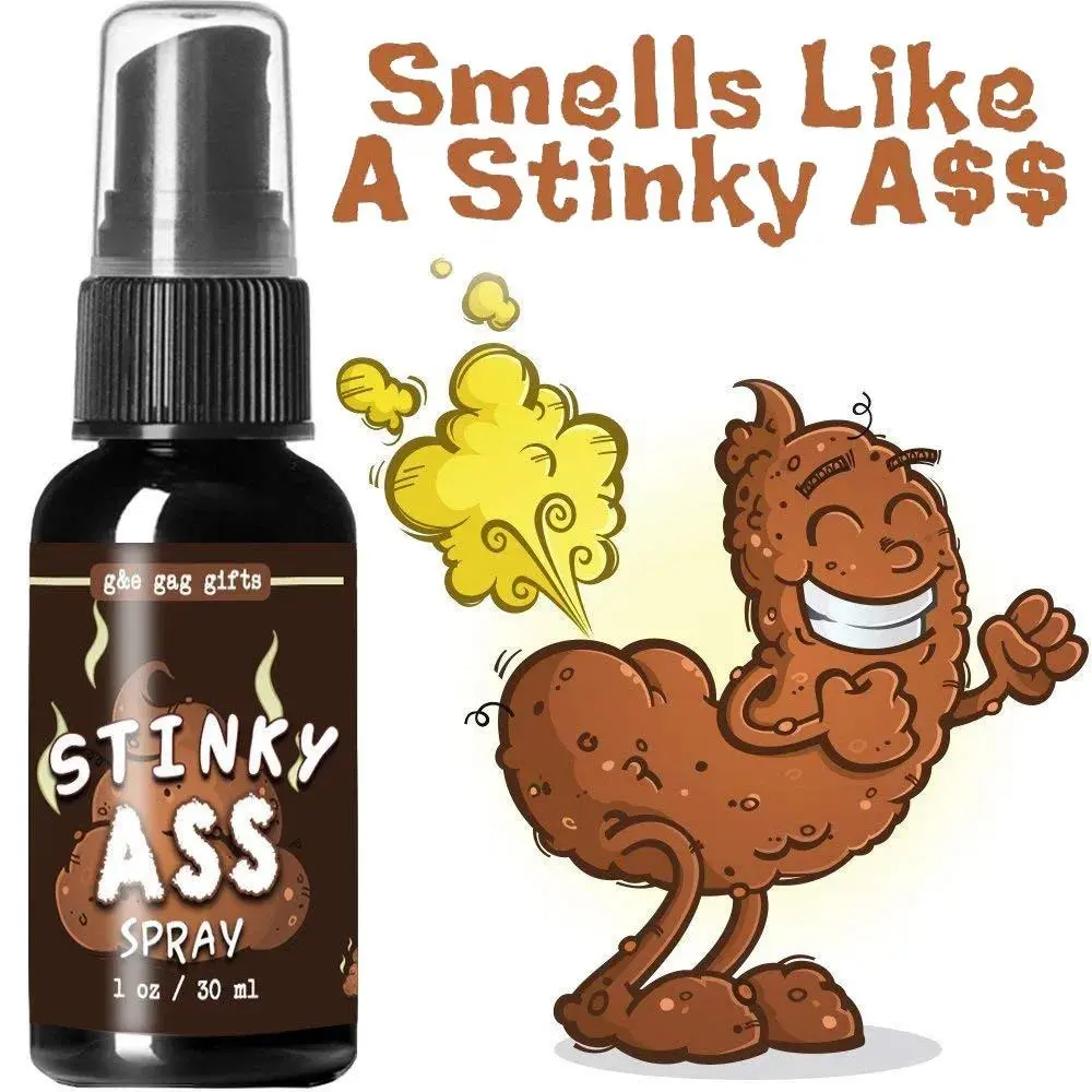 30ml Poop Spray Creative Liquid Fart Gag Prank Joke Spray Funny Toy Non-Toxic Stink Bombs Extra Strong Smelly Stinky Gas Spray