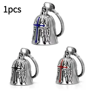 Biker Bell for Motorcycles, Christmas Halloween Festive Gremlin Guardian Design, Good Luck Riding Spirit Bell Accessory for Men & Women, Unisex Motorcycle Gear