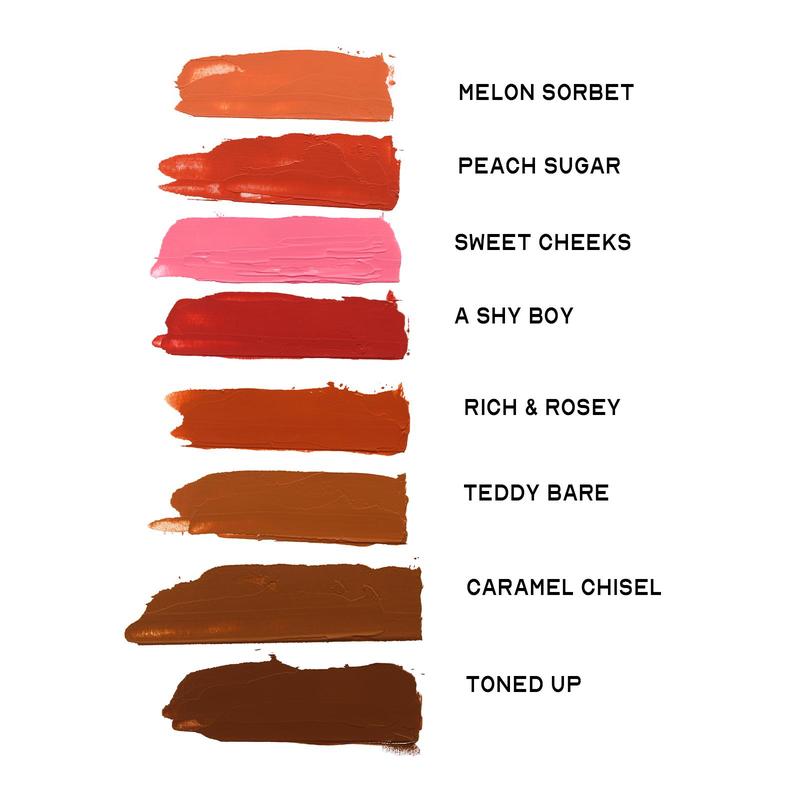 Made By Mitchell Curve Case Cream Makeup Palette, Portable Cream-Based Cosmetic Palette