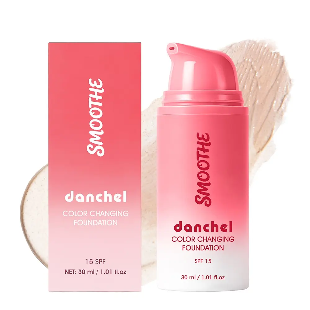 Hydrating SPF Color-Changing Moisturizing Foundation, Waterproof Matte Concealer, Adapts to Skin Tone with Body Temperature & PH, Long-Wear, Suitable for Daily Commute, Beginner-Friendly, Cosmetics Products