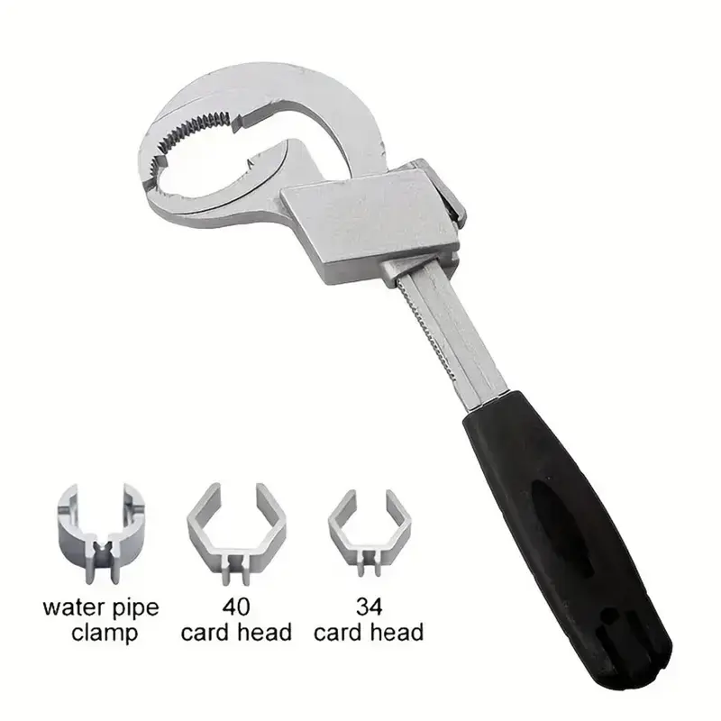 STREBITO Multi-Purpose Adjustable Double-End Wrench Kit, Heavy-Duty Handheld Plumbing Tool for Tight Spaces, Sink & Faucet Installation & Home Improvement Tasks