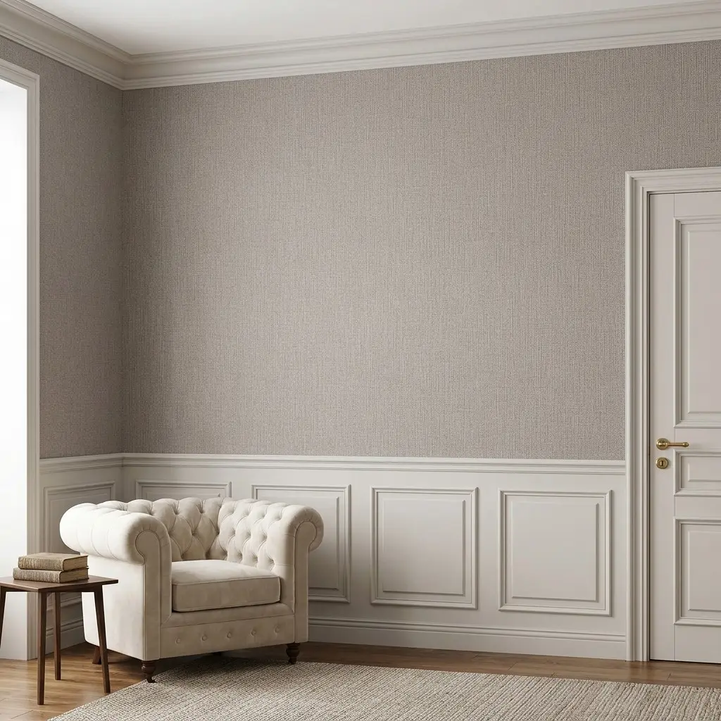 Linseed Texture Wall Stickers, Easy Peel & Stick Self Adhesive Wallpaper, Multi-Functional Room Decor, Durable & Cleanable, Ideal for Bedroom, Living Room, Kitchen