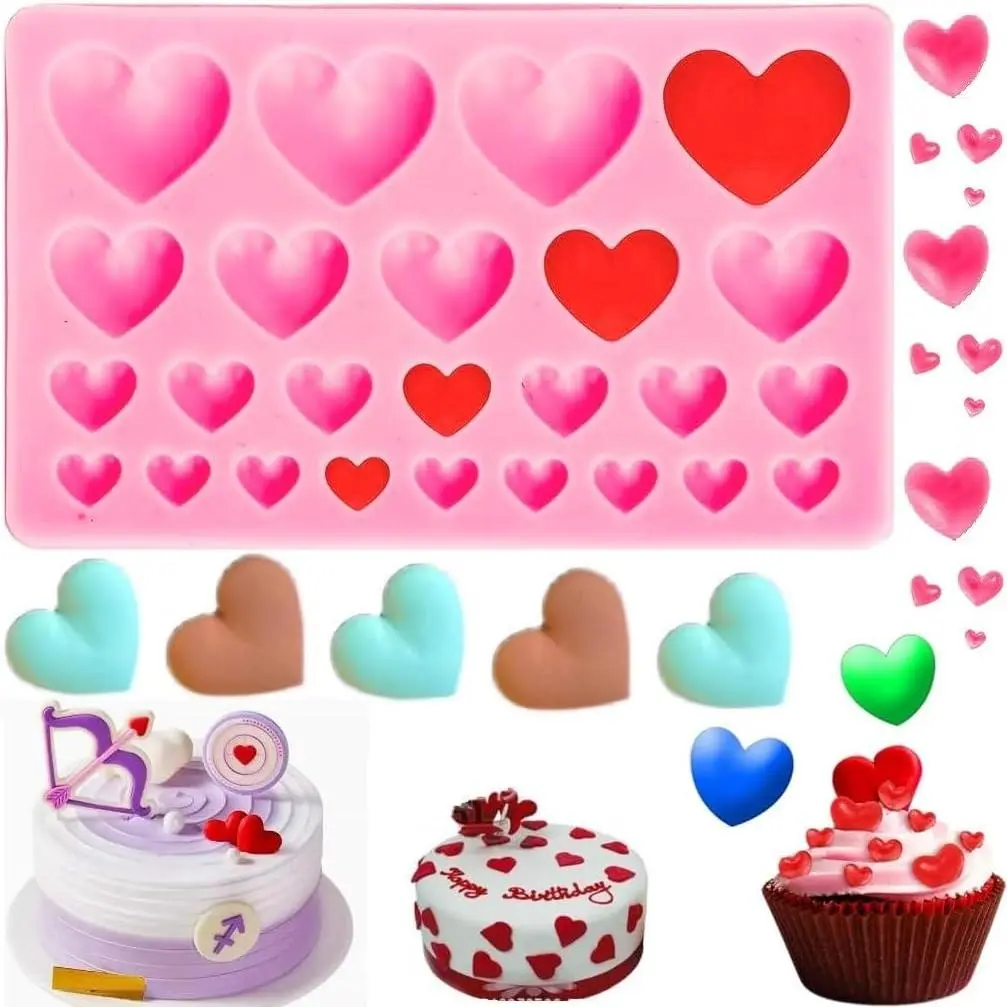 Love Heart  Fondant Mold  Cake Molds for Valentine's Day