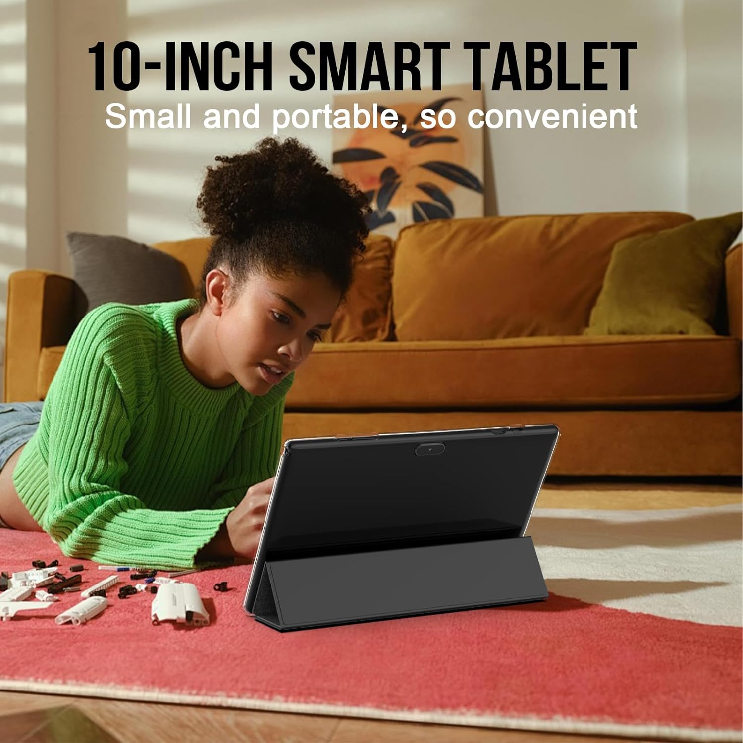 SUNDAY MIRTH Android Tablet 10 inch 2 in 1 Tablets with Keyboard, 12GB RAM 128GB ROM 1TB Expand, Quad-Core 2.0Ghz CPU, 5G WiFi 6, BT5.0, 1280x800 Touchscreen, 6000mAh, Widevine L1, GMS Tablet, Black SUNDAY MIRTH Android Tablet 10 inch 2 in 1 Tablets with Keyboard, 12GB RAM 128GB ROM 1TB Expand, Quad-Core 2.0Ghz CPU, 5G WiFi 6, BT5.0, 1280x800 Touchscreen, 6000mAh, Widevine L1, GMS Tablet, Black