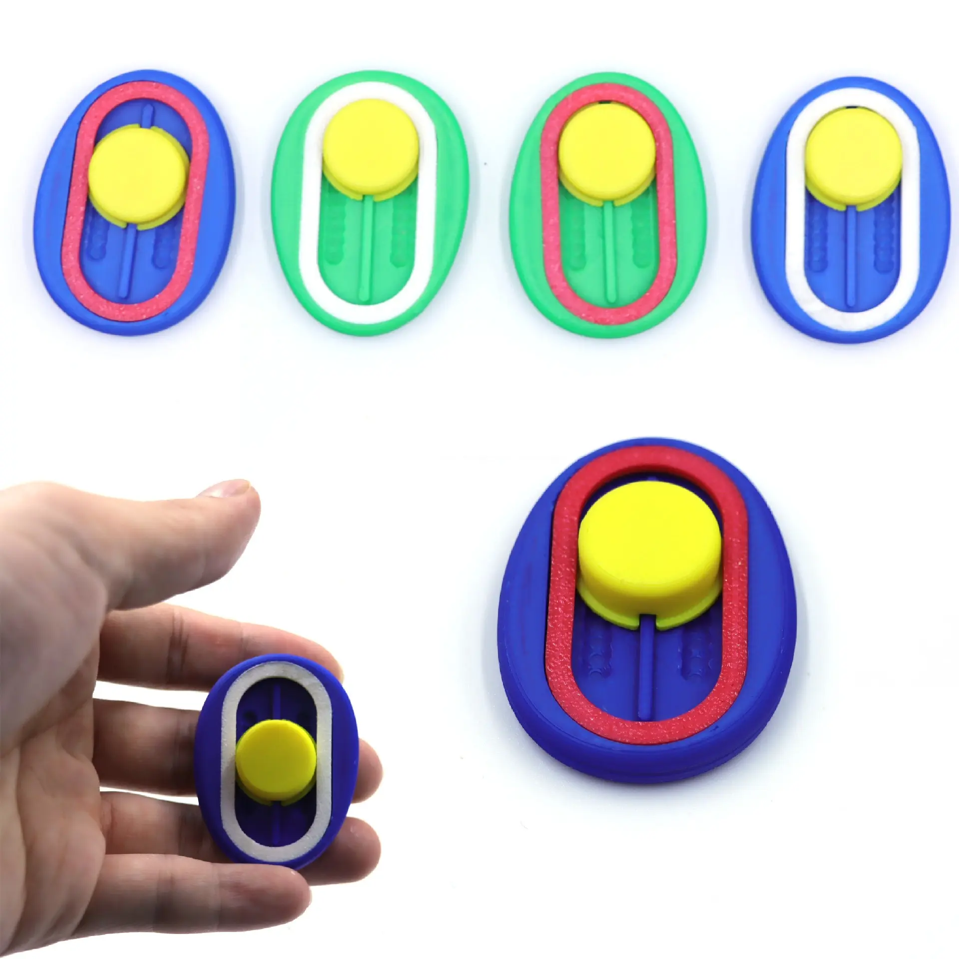 New 3D Printed Magnetic Haptic Slider Fidget Toy, Unisex Stress Relief Puzzle, Ideal for Relaxing and Playing, Fun Educational Gift