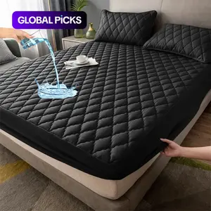 Waterproof Mattress Cover Set, 3 Counts/set Including 1 Count Fitted Sheet & 2 Counts Pillowcase, Soft Comfortable Breathable Sheets Bedding Set for Bedroom #TOP PICKS