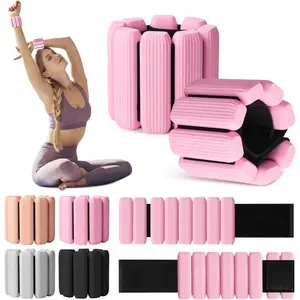 Wrist Weights Set of 2(1Lbs Each), Wearable Wrist Ankle Weights for Women & Men, Adjustable Arm & Leg Weights for Walking, Yoga, Swimming, Gym