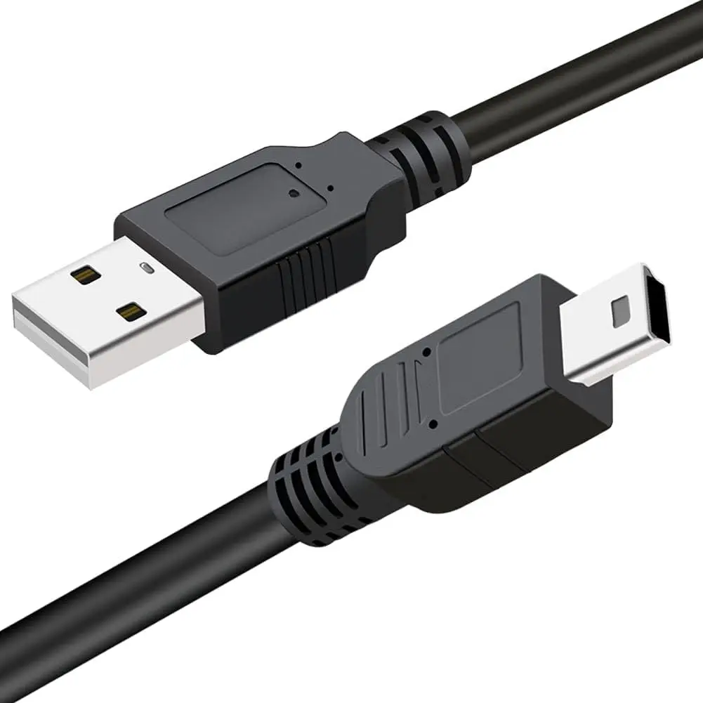 Camera USB  Cord for  /PowerShot//DSLR/ELPH Digital Cameras,Transfer Wire Data  for   Camcorder,Vixia PC  Interface  Mini B USB (3ft)