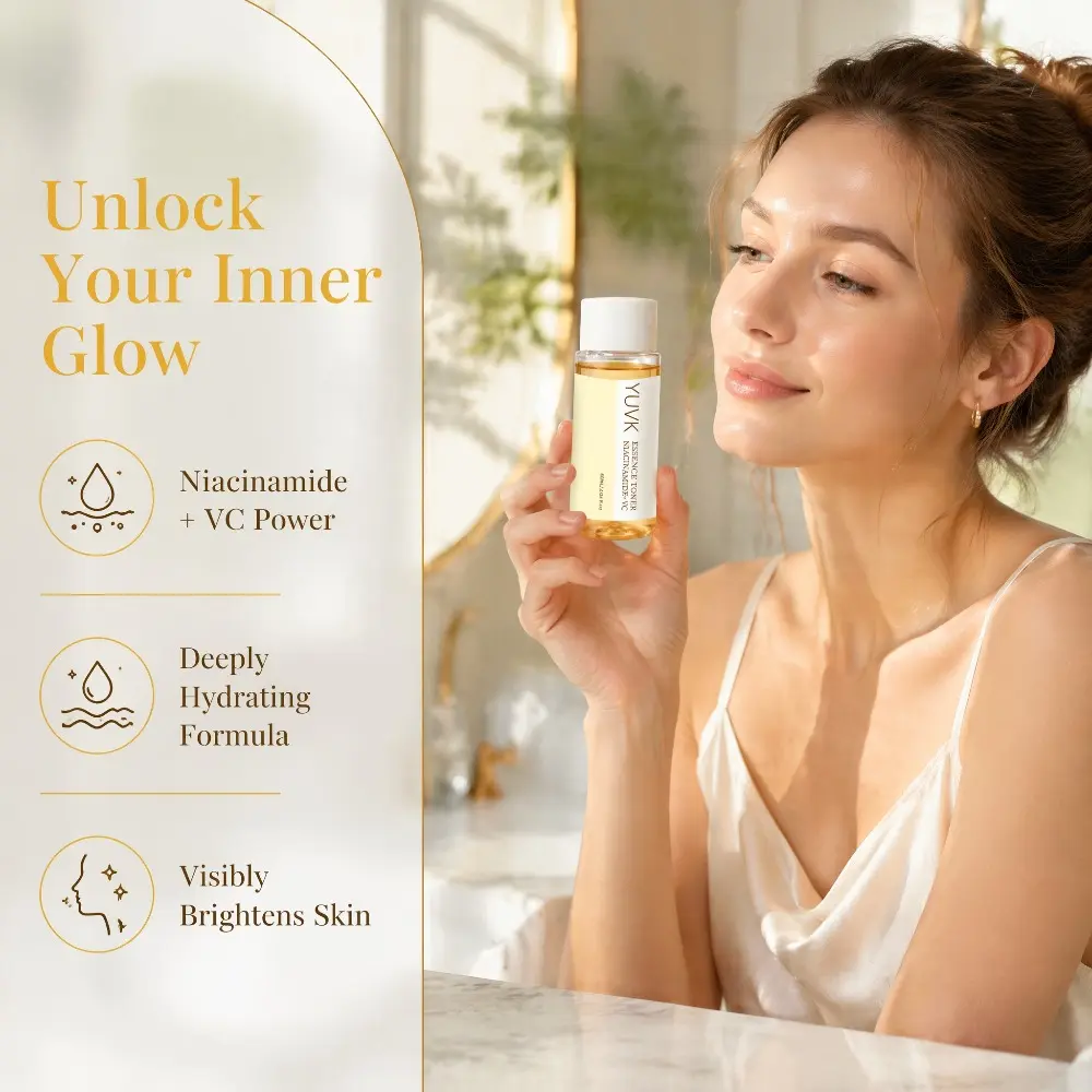 YUVK Niacinamide Vitamin C Toner Hydrating Brightening Dark Spot 60ML