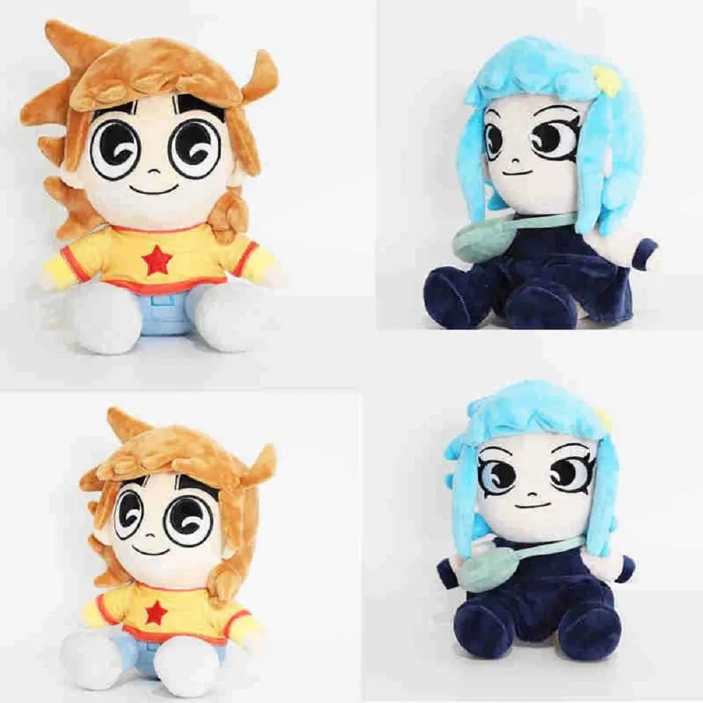 2026 Hot selling toys 2026 Hot Anime Scott Pilgrim Plush Soft Stuffed Cartoon Game Plushie Doll Anime Cartoon Peripherals Pillow Doll Toy Gift For Kid Internet-famous toy