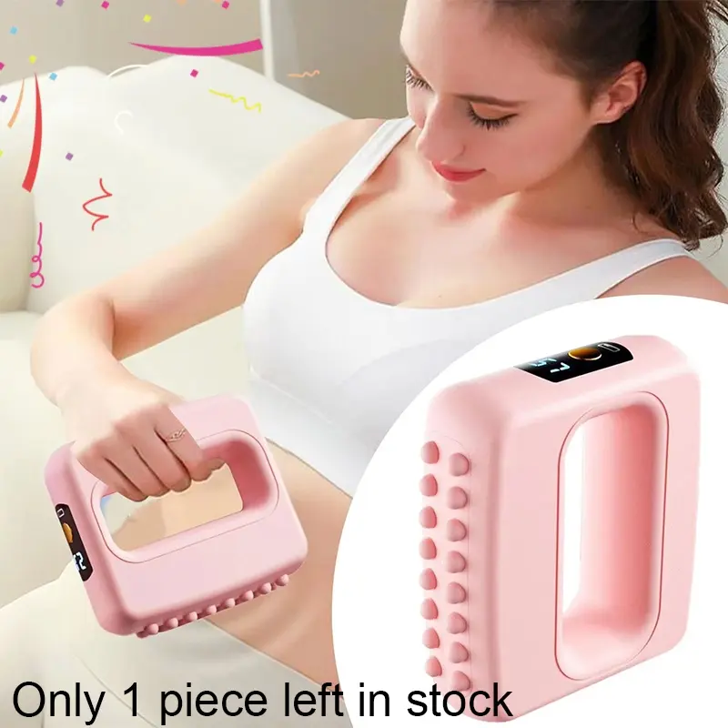 New electric intelligent body muscle handheld cordless electric powerful massage fascia ring with belt, suitable for holiday gifts