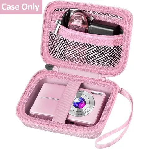 Digital Camera Case Compatible with VAHOIALD FHD 1080P, CAMKORY Digital Point and Shoot, KODAK PIXPRO FZ45-BK 16MP Vlogging, IWEUKJLO & Nsoela, Holder for SD Card & More – Camera Storage Bag, Camera Accessory (Box Only)