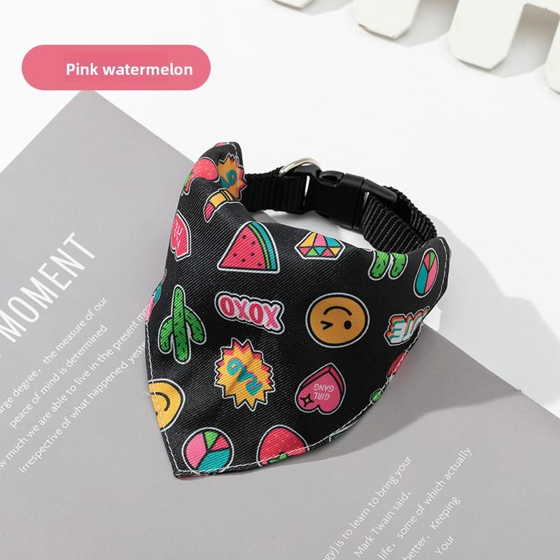 Pet clothing accessories, dog neck scarf, pet triangular bandana, dog accessories clothes Gold Plated Custom Collar shoes