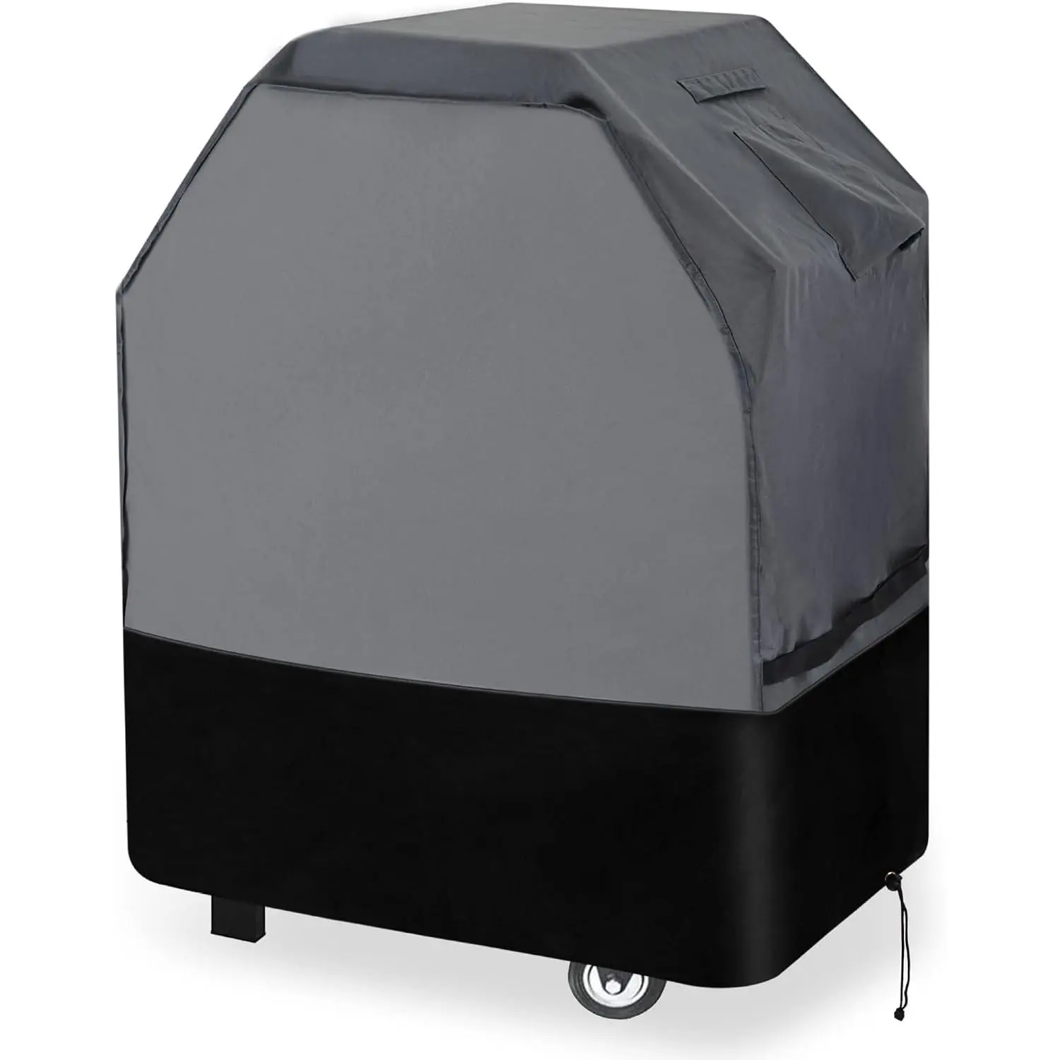 600D Oxford Heavy Duty BBQ Grill Cover 32Wx25Dx43H, Water Resistant | Windproof, drawstring & vented, UV, fade &  proof, Fits    Nexgrill, Charcoal & gas, Gray/Black