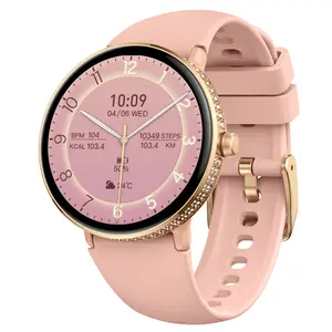 Long Battery Fitness & Daily Elegance Smart Watch: Heart Rate Oxygen Monitoring IP68 Waterproof