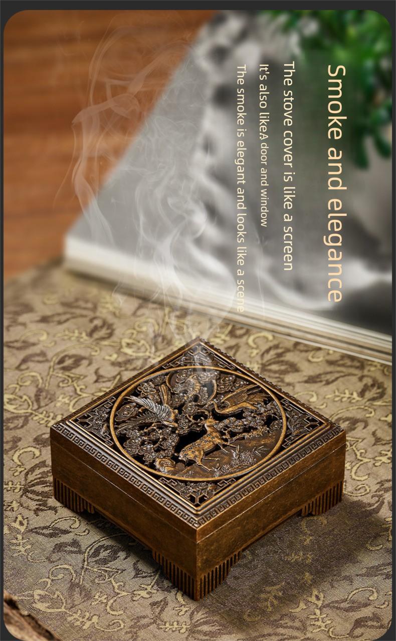 Alloy Incense Burner Set for Seal Coil Agarwood Sandalwood Tea Ceremony Aromatherapy Household Use Versatile Design holder