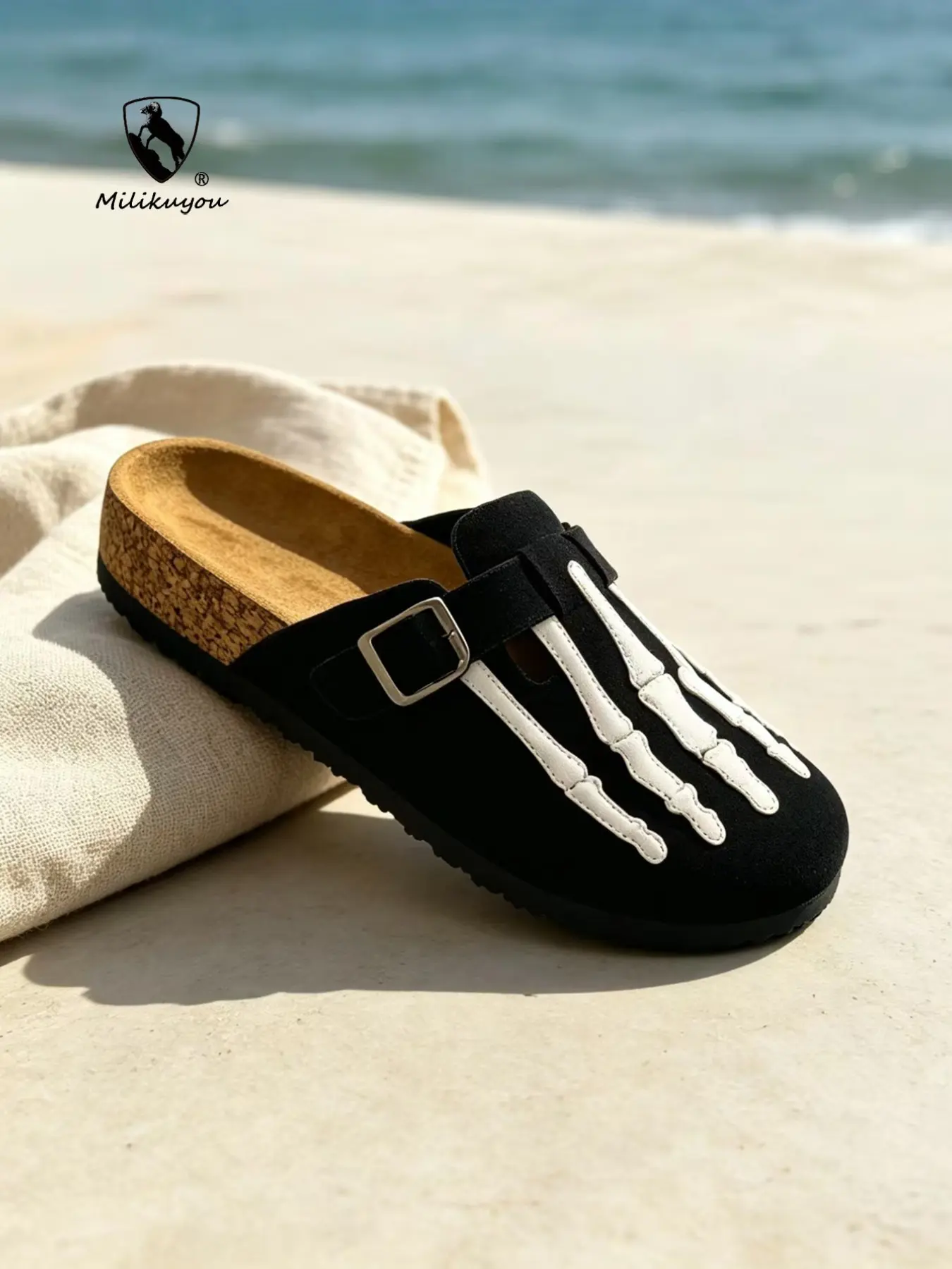 New Summer Fashion Casual Beach Shoes, Lightweight Breathable Couple Sandals, PU Men's Women's Outdoor Sandals, Anti-Slip Durable, Breathable Non Slip