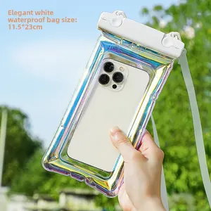 Boat Waterproof Phone Case Transparent Touch Screen Sealed Dry Bag for Swimming Hot Springs Diving Water Park Activities