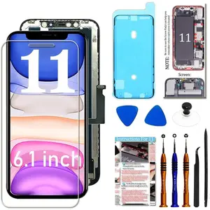 for iPhone 11 LCD Screen Replacement 6.1 inch, 3D Touch Display Digitizer Assembly with Repair Tools, Compatible with iPhone 11(A2111, A2223, A2221) (6.1 inch)