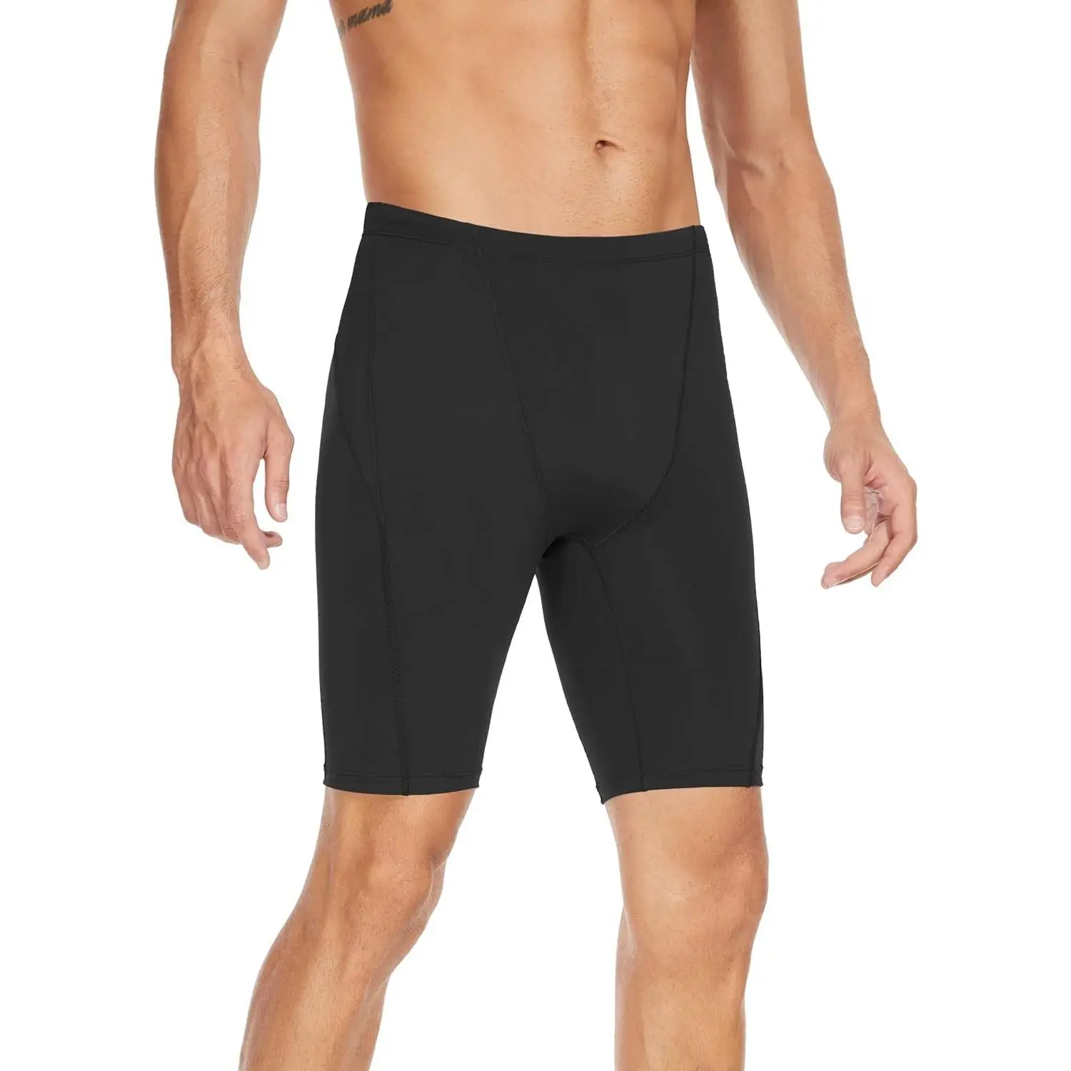 Men's Competitive Quick-Dry UPF 50 Swim Jammers - Training Swim Suit for Endurance Racing, Athletic Teams