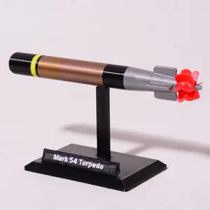 1:18 Scale Mk-54 Torpedo Non-Functional 3D Printed Model, Realistic Pla Plastic, Ideal for Collectors, Reenactors, Prop Makers, Military History Enthusiasts