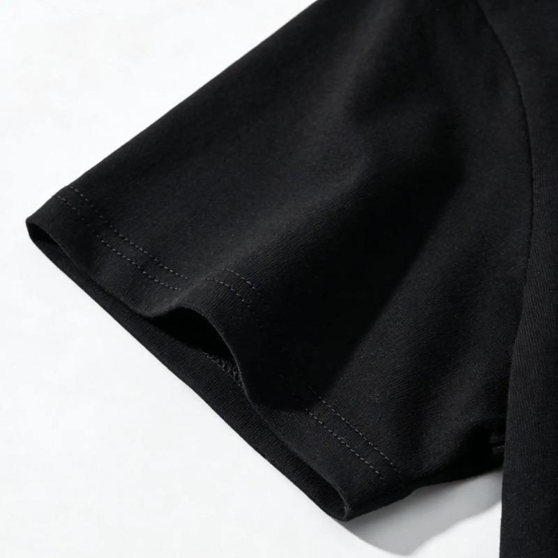 Women's Floral & Letter Print Drop Shoulder Tee – Casual Half Sleeve Round Neck T-Shirt for Summer, Daily Wear Top