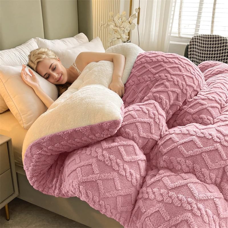 Fall-Winter Hit! Queen Size 3Pcs Faux Fur Down Comforter Set | Velvet Leaf Embossed, Thermo-Lock No Leakage, Anti-Static & Machine Washable | Plush Warm Bedding Bedroom Essentials Fall-Winter Hit! Queen Size 3Pcs Faux Fur Down Comforter Set | Velvet Leaf Embossed, Thermo-Lock No Leakage, Anti-Static & Machine Washable | Plush Warm Bedding Bedroom Essentials