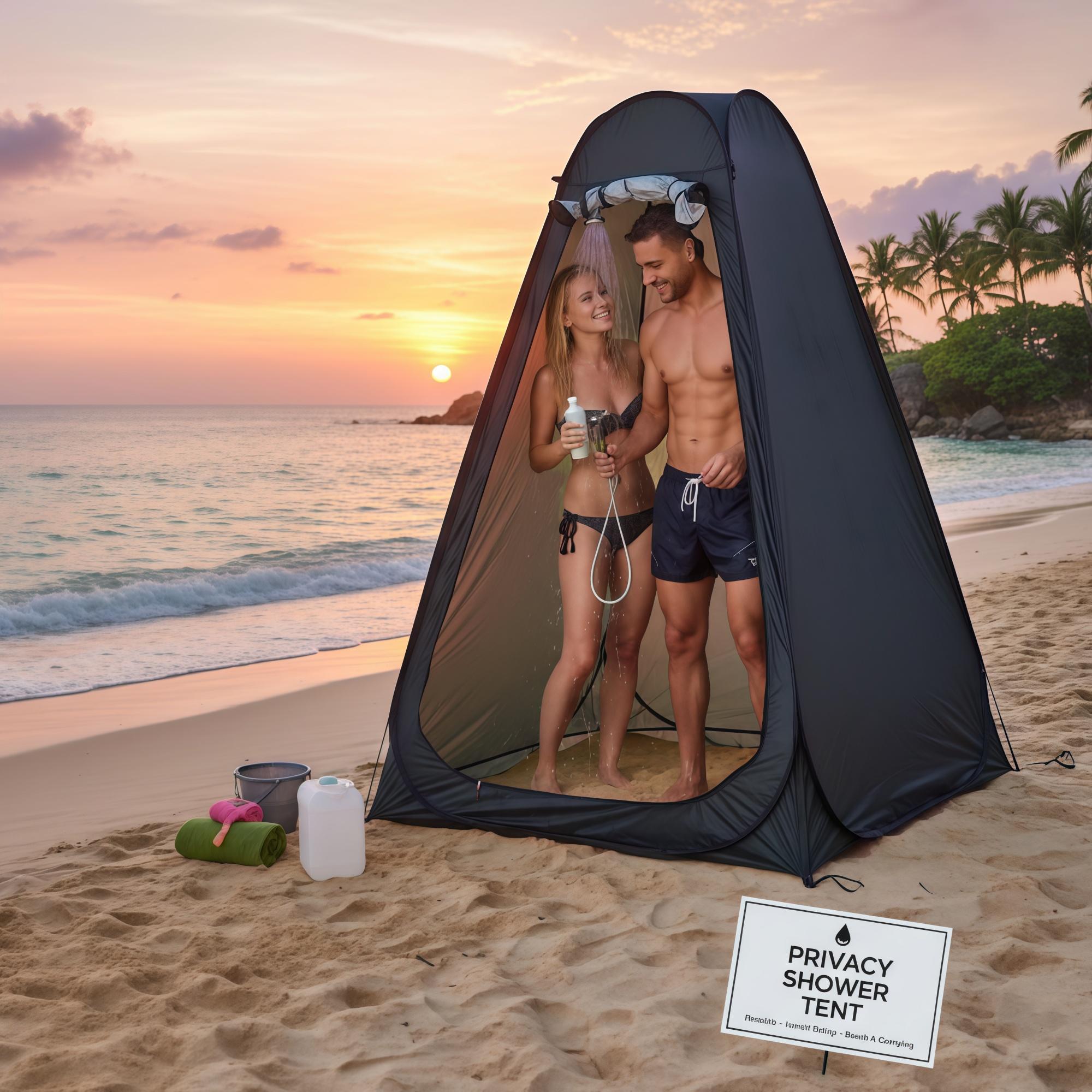 A practical, portable privacy solution for all your outdoor adventures! Quick setup, discreet camo design, and versatile use for camping, beach trips