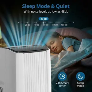 GAOMON 12000 BTU Portable Air Conditioner – 3-in-1 Cooling, Dehumidifier & Fan – Energy Efficient, Quiet Operation, Remote Control, Easy Installation – Cools up to 550 Sq.Ft – White, US Standard